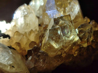 Natural Cascading Citrine Quartz Clusters x 2 From Luena, Congo