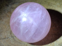 Polished Gemmy Star Rose Quartz Spheres x 6 From Madagascar