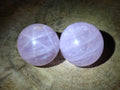 Polished Gemmy Star Rose Quartz Spheres x 6 From Madagascar