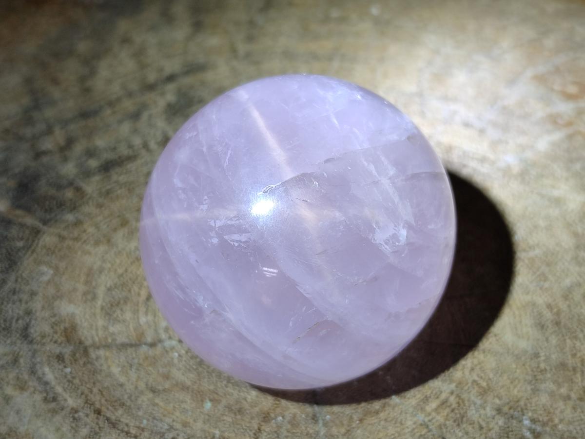 Polished Gemmy Star Rose Quartz Spheres x 6 From Madagascar