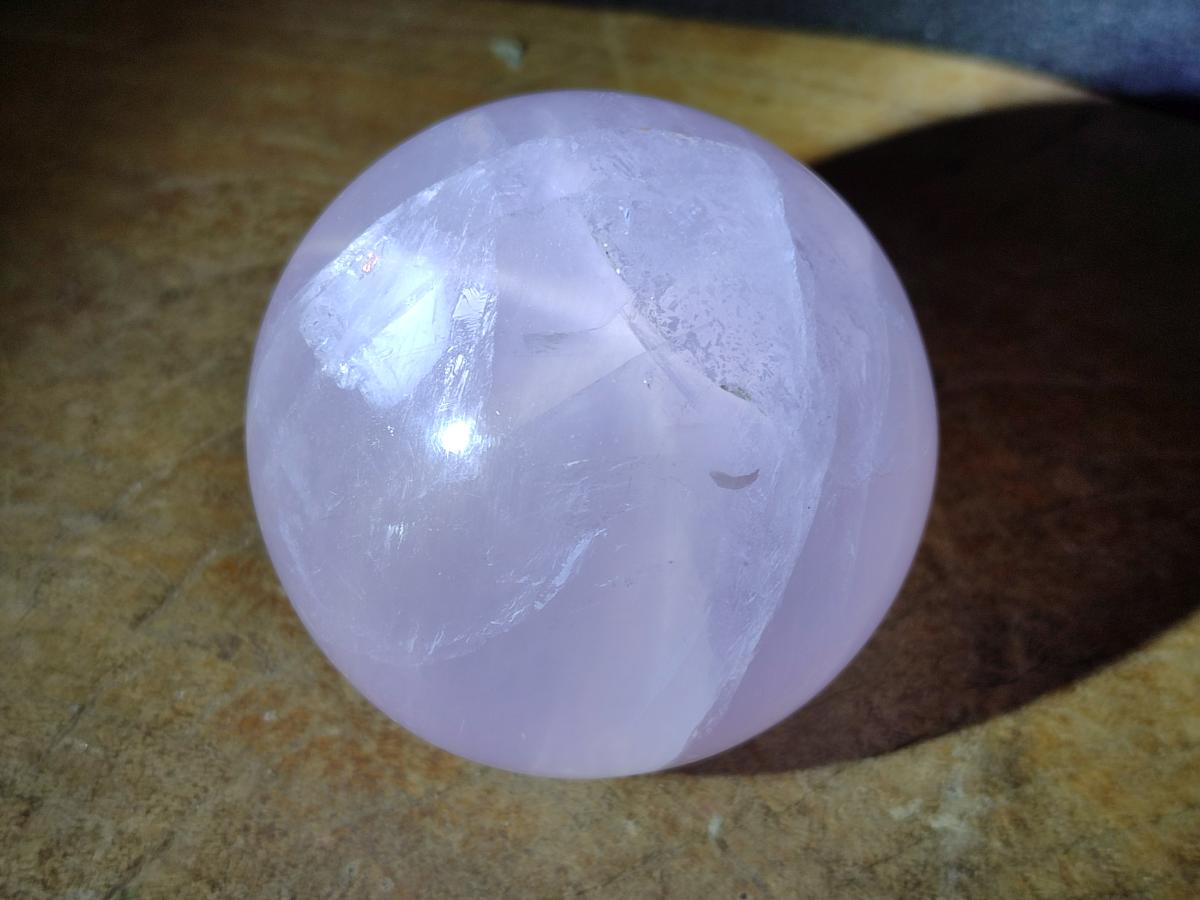 Polished Gemmy Star Rose Quartz Spheres x 6 From Madagascar