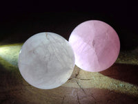 Polished Gemmy Star Rose Quartz Spheres x 6 From Madagascar
