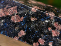 Polished Blue Speck Iolite Water Sapphire Display Crystals x 2 From Ambatofinandrahana, Madagascar