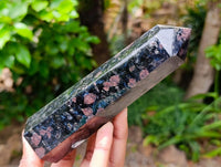 Polished Blue Speck Iolite Water Sapphire Display Crystals x 2 From Ambatofinandrahana, Madagascar