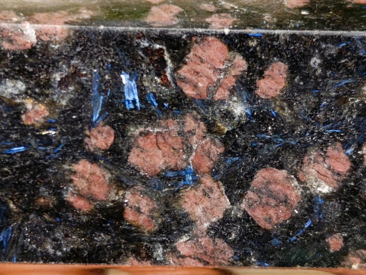 Polished Blue Speck Iolite Water Sapphire Display Crystals x 2 From Ambatofinandrahana, Madagascar