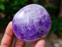 Polished Banded Amethyst Galets x 12 From Madagascar