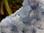 Natural Blue Celestite Geode Specimens x 2 From Sakoany, Madagascar