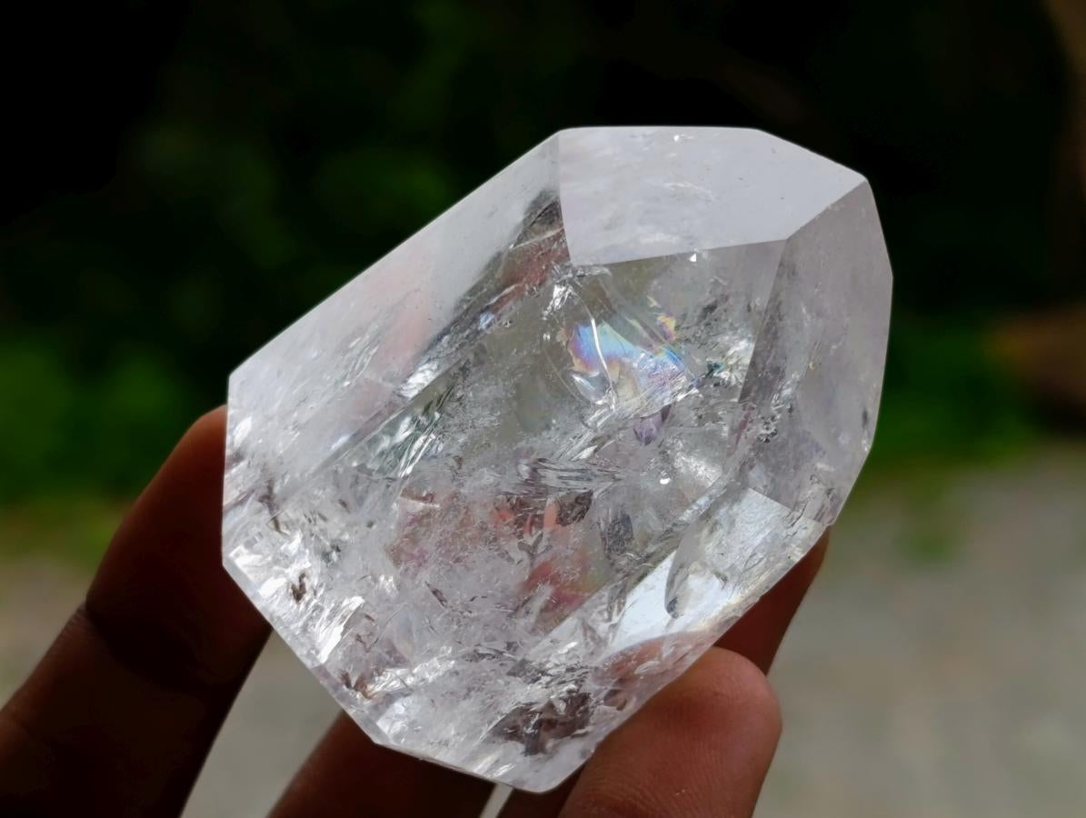 Polished Mixed Clear and Smoky Quartz Crystals x 6 From Madagascar