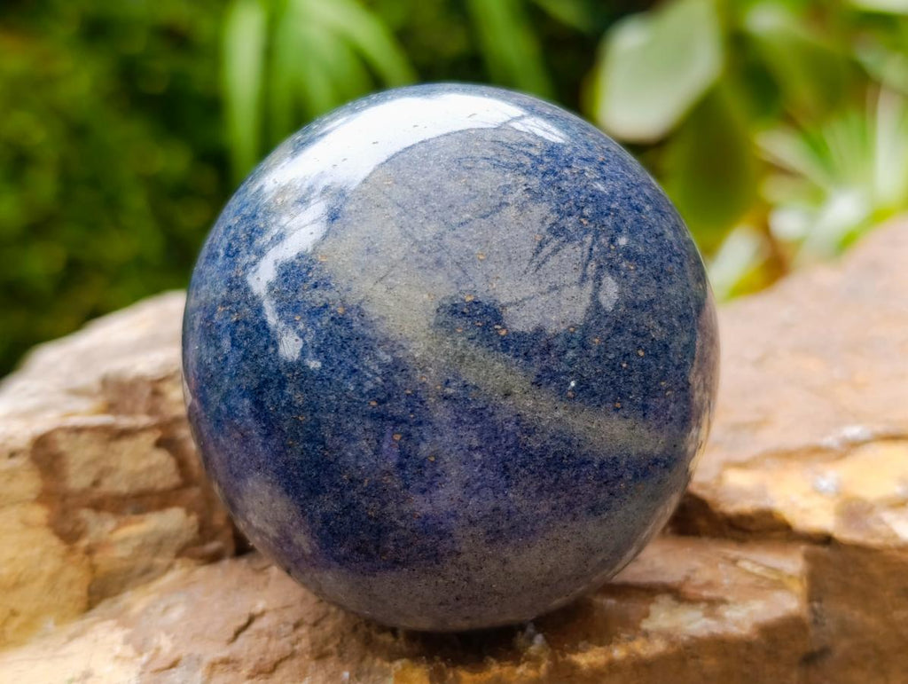 Polished Lazulite Mixed Tray x 2 From Madagascar