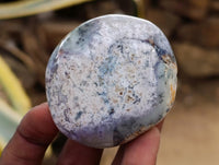 Polished Dendritic Opal Palm Stones x 12 From Moralambo, Madagascar