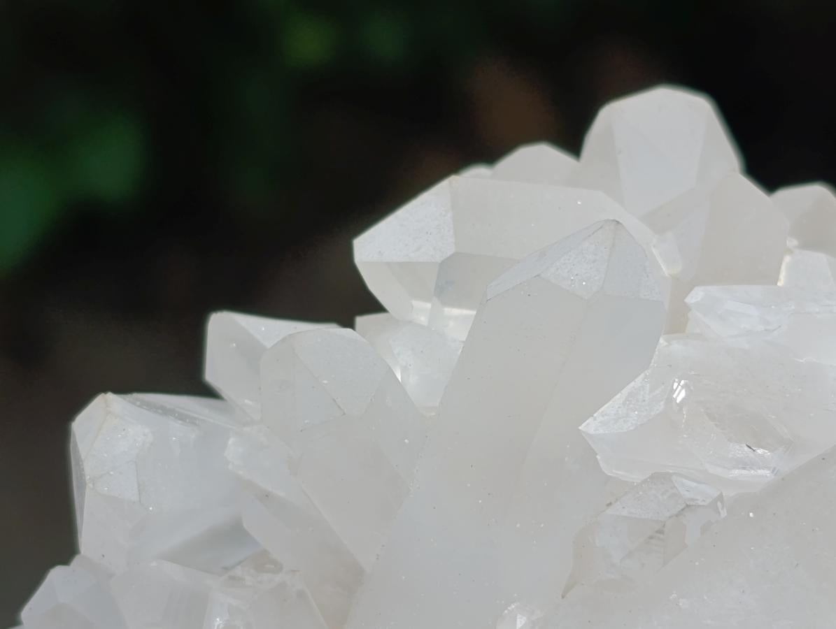 Natural Clear Quartz Clusters x 12 From Madagascar