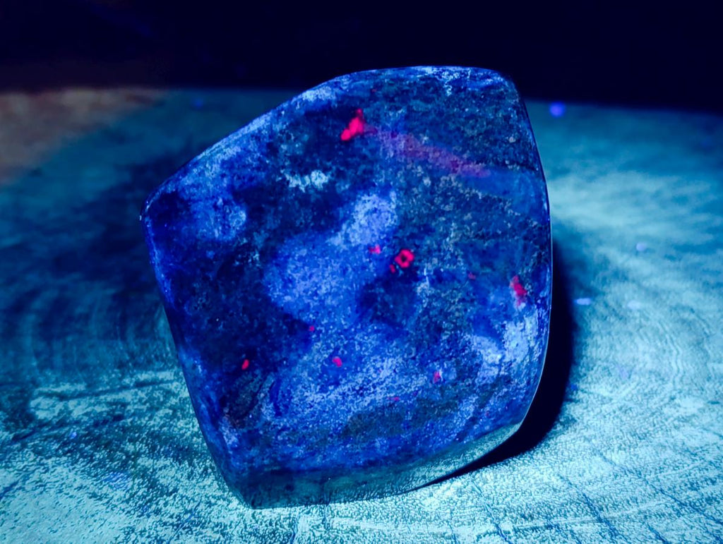 Polished Ruby Corundum In Chrome Verdite Standing Free Forms x 5 From Mutoko, Zimbabwe - Toprock Gemstones and Minerals 