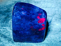 Polished Ruby Corundum In Chrome Verdite Standing Free Forms x 5 From Mutoko, Zimbabwe