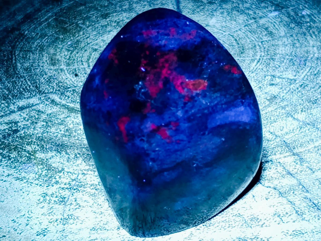 Polished Ruby Corundum In Chrome Verdite Standing Free Forms x 5 From Mutoko, Zimbabwe - Toprock Gemstones and Minerals 