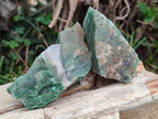 Natural Swazi Jade Cobbed Specimens x 24 From Swaziland