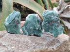 Natural Swazi Jade Cobbed Specimens x 24 From Swaziland