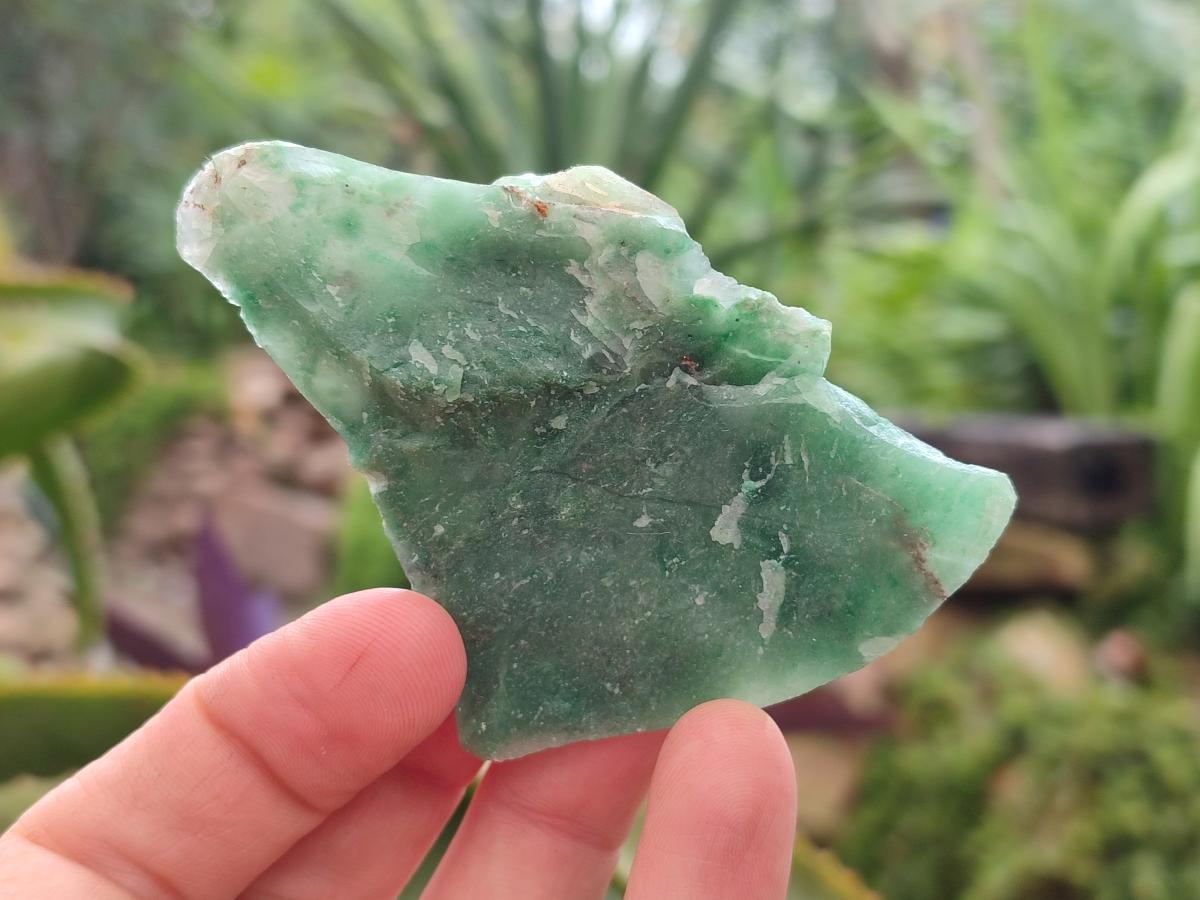 Natural Swazi Jade Cobbed Specimens x 24 From Swaziland