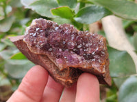 Natural Agate with Amethyst Geodes and Crystal Plates x 12 From Zululand, South Africa