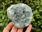 Natural Blue Celestite Geode Specimens x 2 From Sakoany, Madagascar