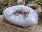 Polished Agate Amethyst Geodes x 6 From Maintirano, Madagascar