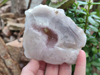 Polished Agate Amethyst Geodes x 6 From Maintirano, Madagascar