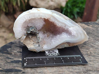 Polished Agate Amethyst Geodes x 6 From Maintirano, Madagascar