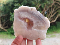 Polished Agate Amethyst Geodes x 6 From Maintirano, Madagascar