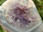 Polished Agate Amethyst Geodes x 6 From Maintirano, Madagascar