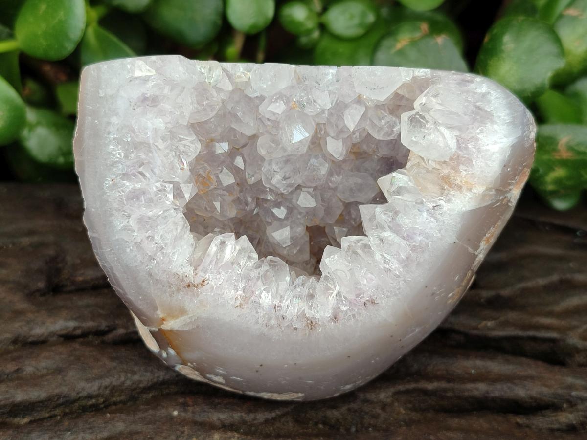 Polished Agate Amethyst Geodes x 6 From Maintirano, Madagascar