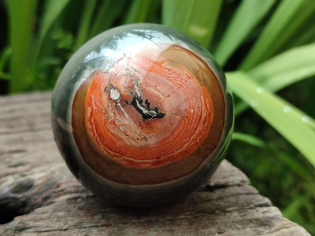 Polished Polychrome Jasper Spheres x 3 From NW Coast, Madagascar