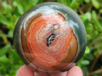 Polished Polychrome Jasper Spheres x 3 From NW Coast, Madagascar