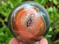 Polished Polychrome Jasper Spheres x 3 From NW Coast, Madagascar