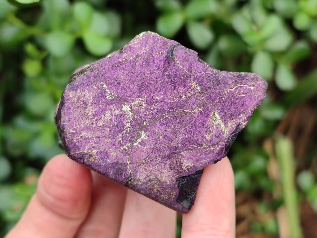 Natural Metallic Cobbed Purpurite Specimens x 12 From Erongo, Namibia