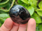 Polished Black Tourmaline Mini Galets x 70 From Madagascar - Toprock Gemstones and Minerals 