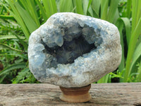 Natural Blue Celestite Geode Specimen x 1 From Sakoany, Madagascar