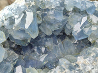 Natural Blue Celestite Geode Specimen x 1 From Sakoany, Madagascar