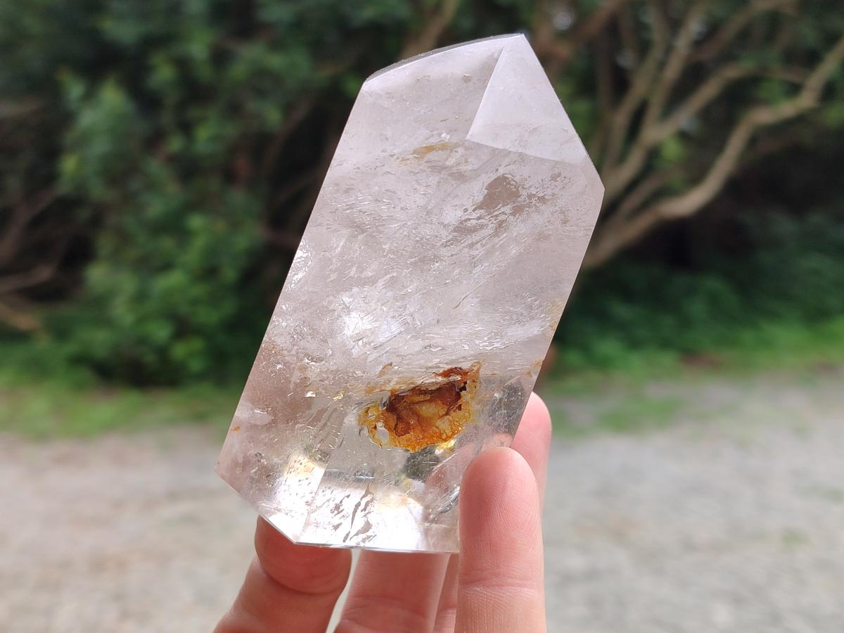 Polished Clear Quartz Crystals x 2 From Madagascar
