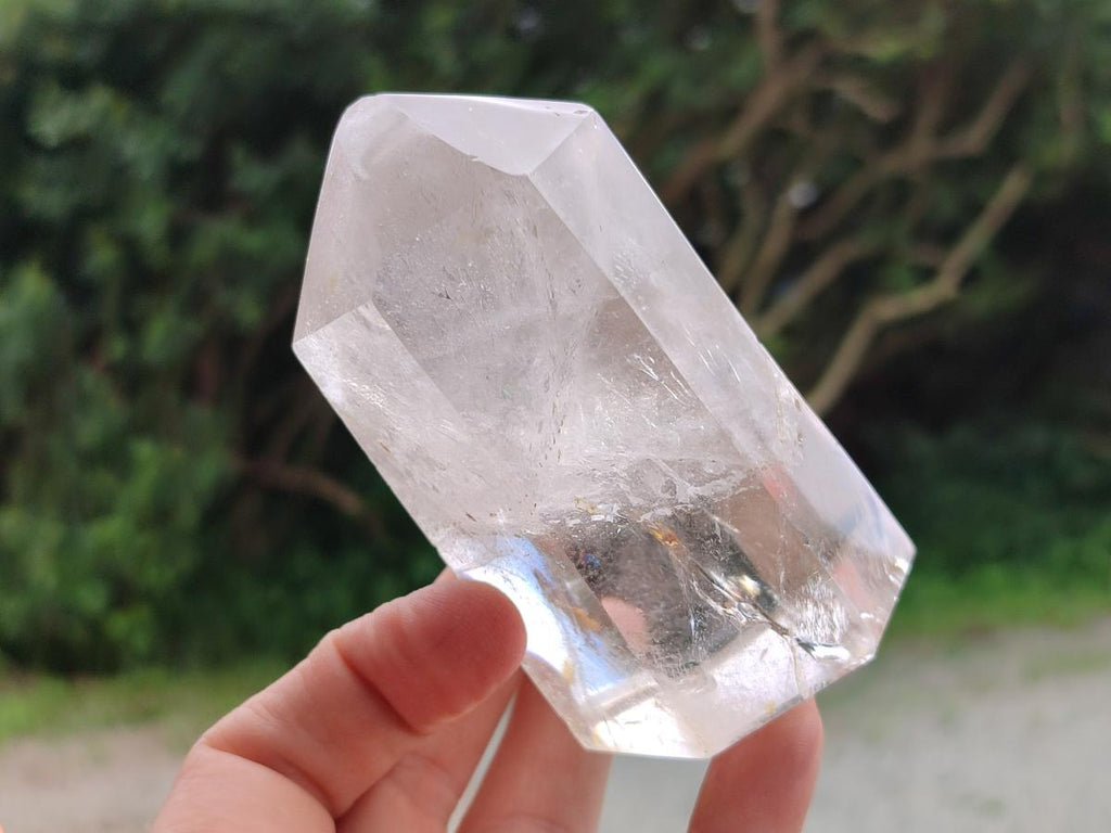 Polished Clear Quartz Crystals x 2 From Madagascar - Toprock Gemstones and Minerals 