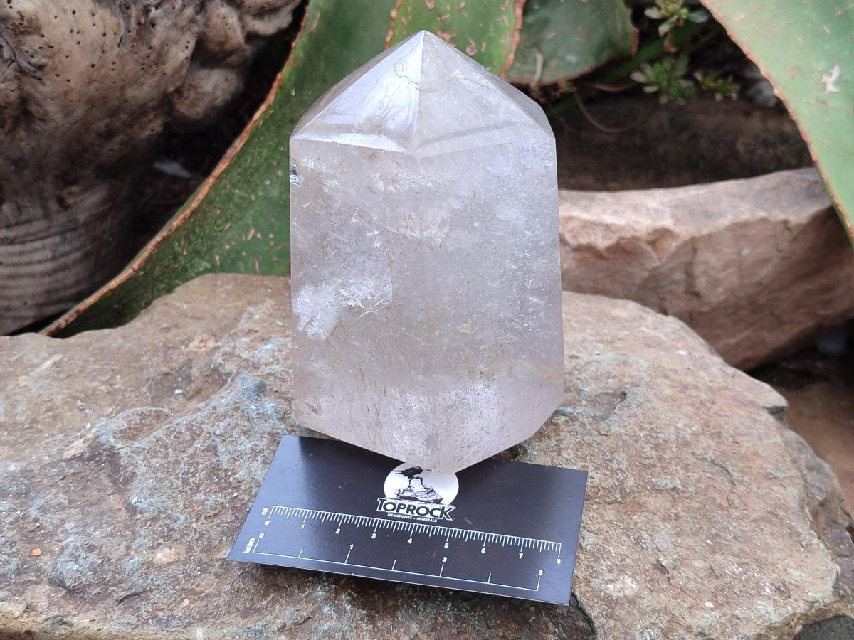 Polished Clear Quartz Crystals x 2 From Madagascar