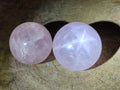 Polished Gemmy Star Rose Quartz Spheres x 6 From Madagascar - Toprock Gemstones and Minerals 