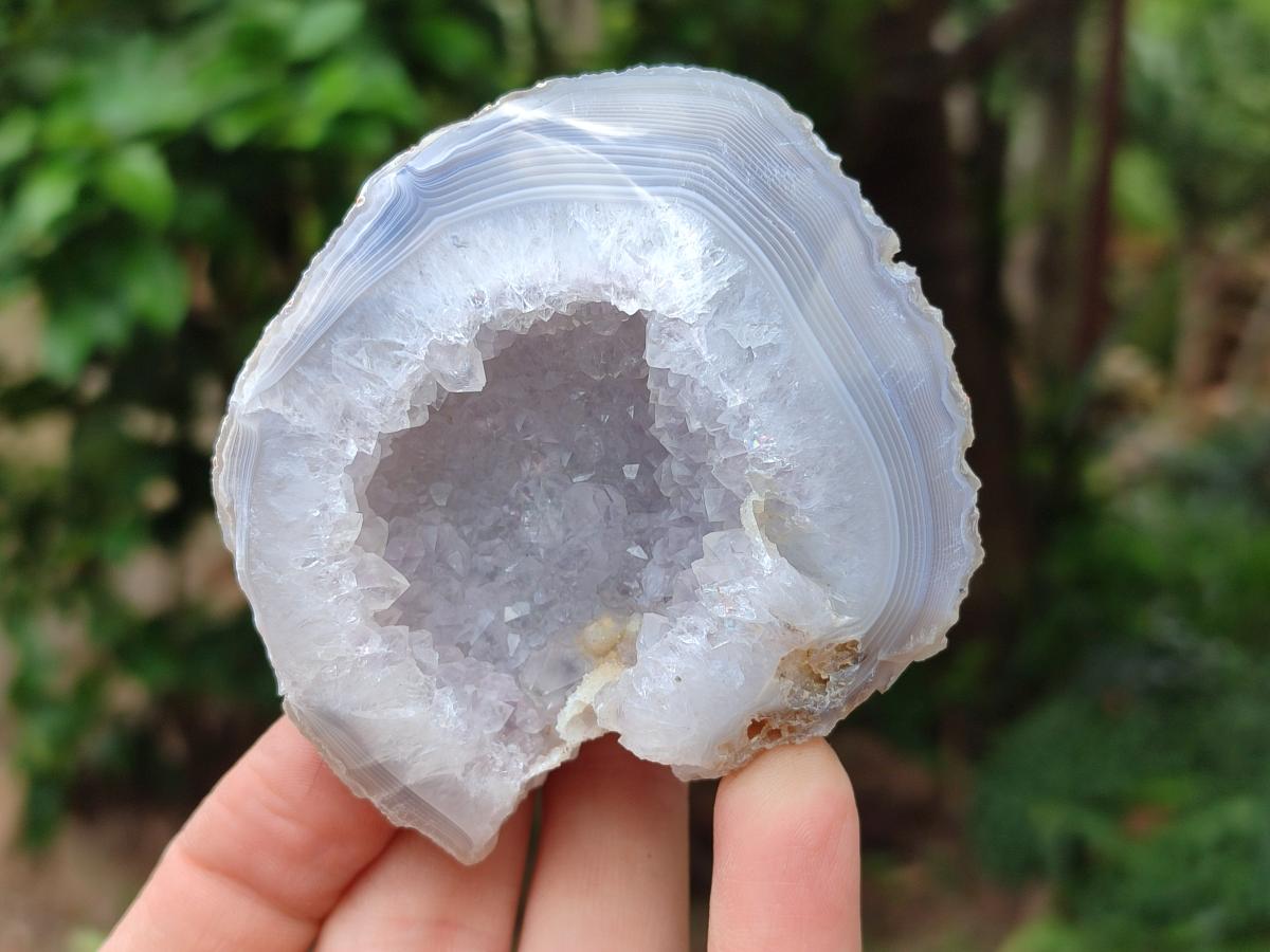 Polished Mixed Agate Geodes x 12 From Maintirano, Madagascar