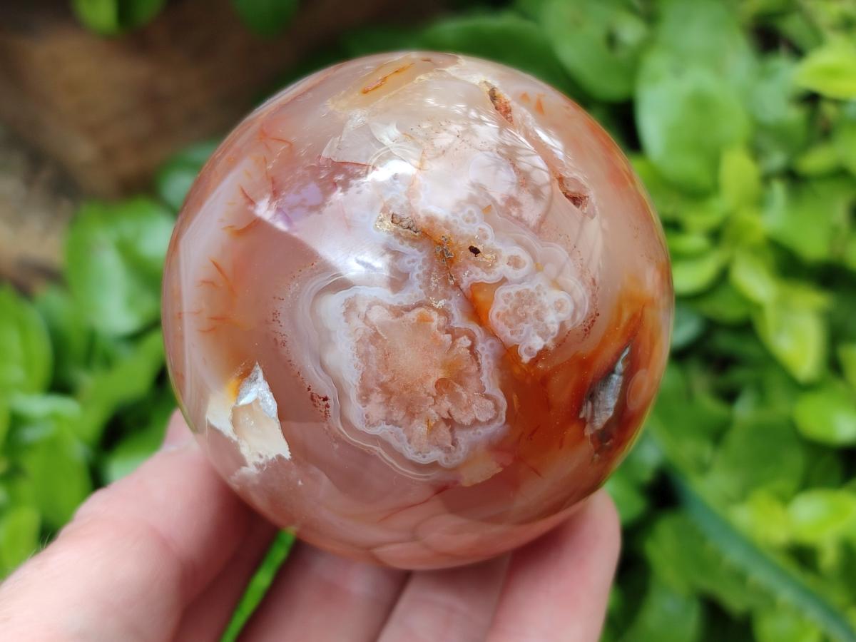 Polished Mixed Flower Agate Specimens x 3 From Antsahalova, Madagascar