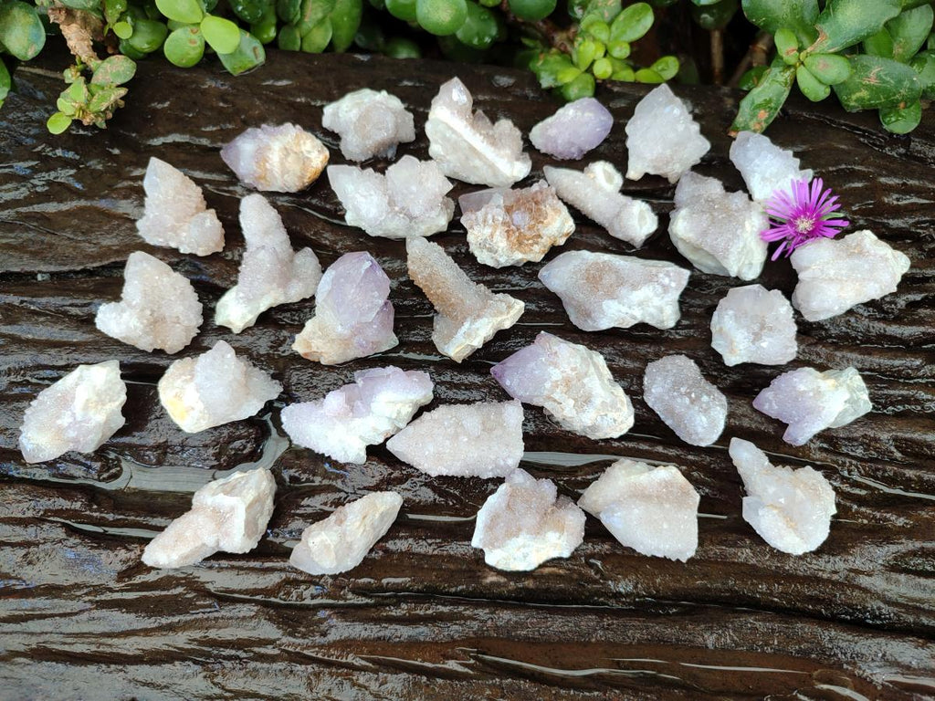 Natural Single Amethyst Spirit Crystals x 70 From Boekenhouthoek, South Africa