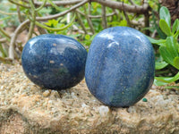 Polished Lazulite Galets x 6 From Madagascar