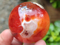 Polished Carnelian Agate Gemstone Spheres x 12 From Madagascar - Toprock Gemstones and Minerals 