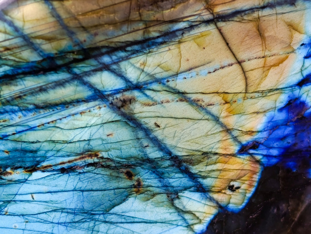 Polished Labradorite Standing Free Forms x 2 From Madagascar