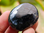 Polished Mini Black Tourmaline Galets x 35 From Madagascar
