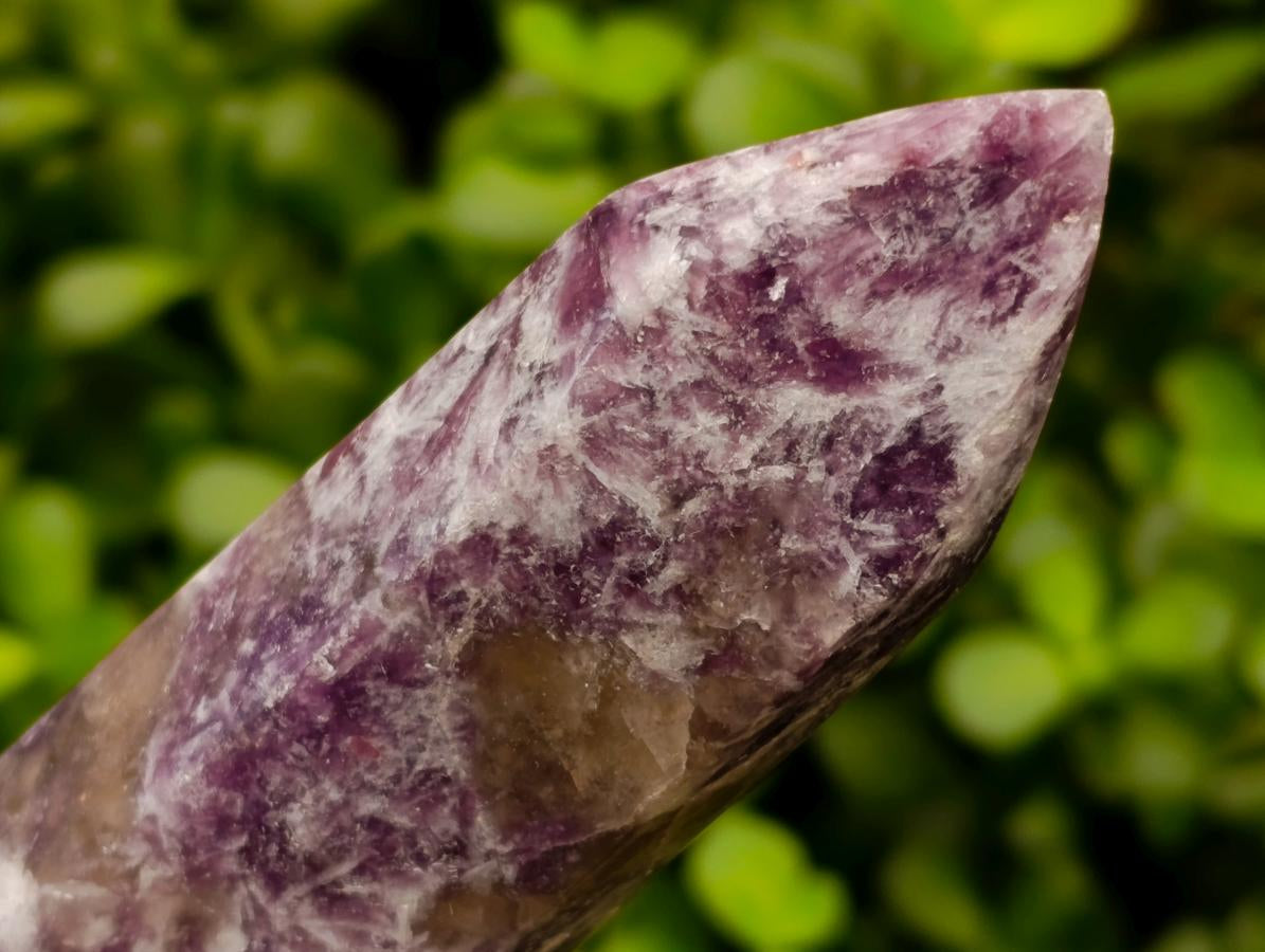 Polished Lepidolite Display Crystals x 3 From Ambatondrazaka, Madagascar