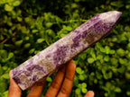 Polished Lepidolite Display Crystals x 3 From Ambatondrazaka, Madagascar