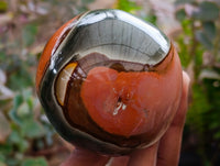 Polished Polychrome Jasper Mushrooms x 6 From NW Coast, Madagascar